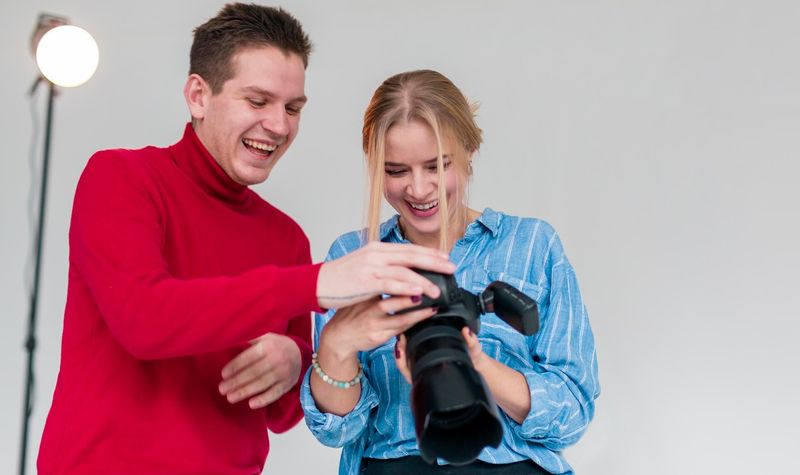 Professional photography studio setup